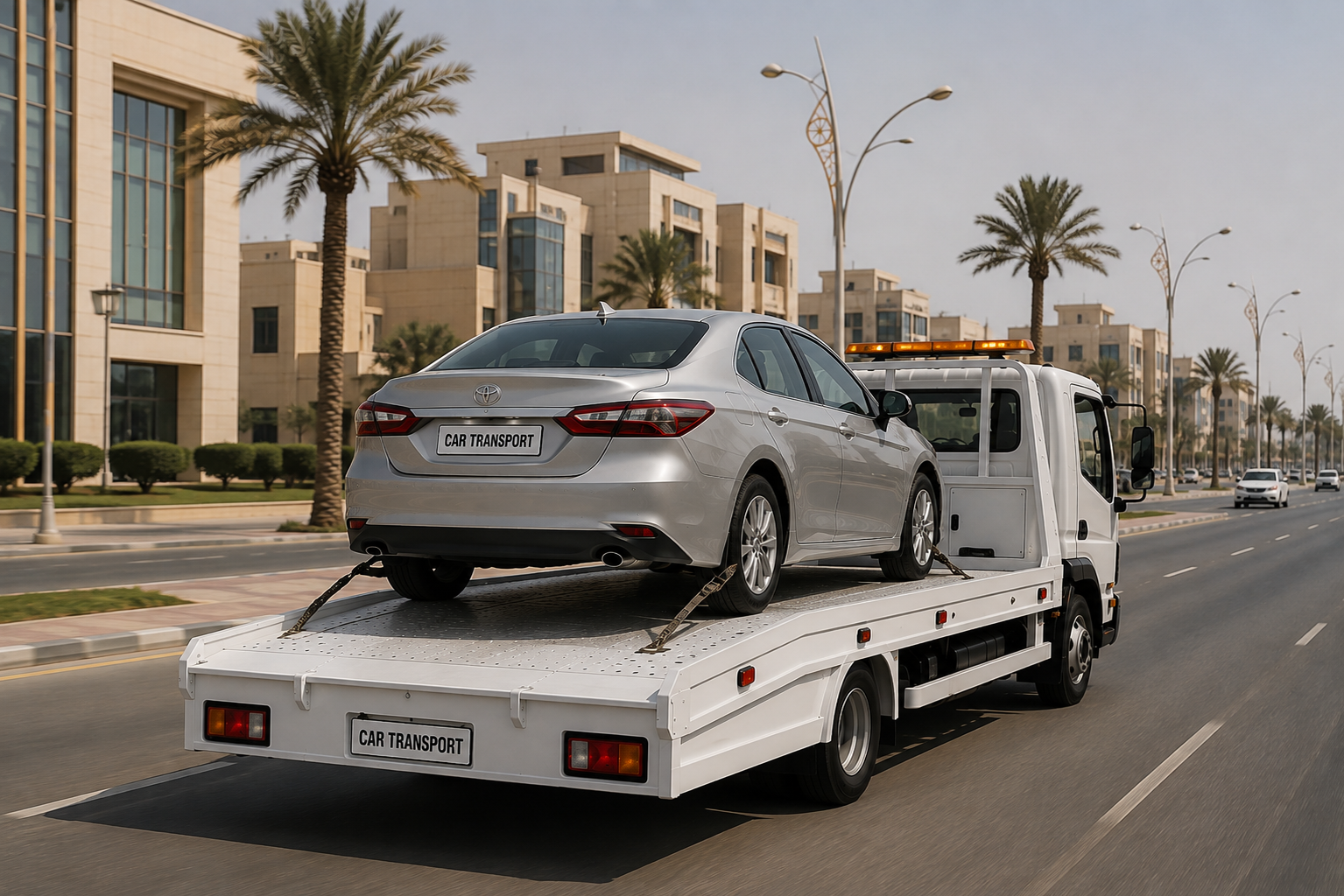 نقل سيارات على الطريق السريع بين المدن